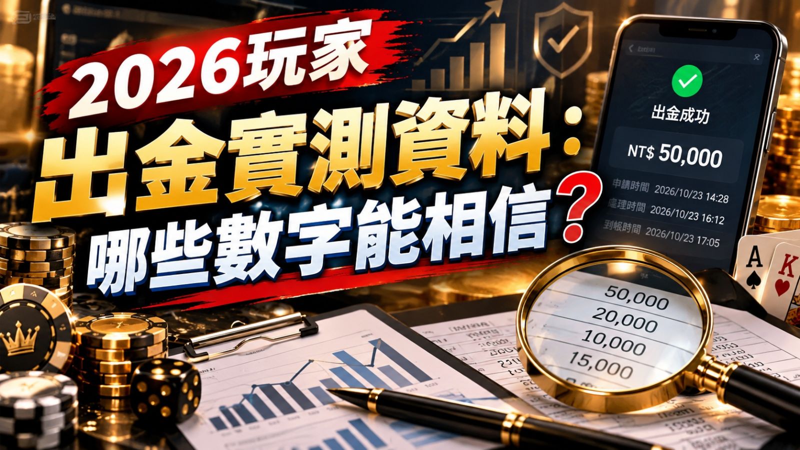 2026玩家出金實測資料:哪些數字能相信?